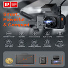 Vantrue E2 2.7K Dual Front and Rear Dash Cam with 64 GB SD Card-Four parking modes provide 24 hour vehicle monitoring when connected with a hardwire kit