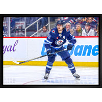 Mark Scheifele Winnipeg Jets - Framed Canvas - 31" x 22"-Premium canvas print with gallery-wrapped edges