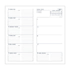Quo Vadis IB Traveler Weekly Planner - 8.8 cm W x 17 cm H - Assorted Colours - Bilingual-1 colour grid on white paper