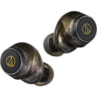 Audio-Technica Wireless in-Ear Headphones - Black-Turn noise-cancelling off to get up to 7.5 hours of use from each headphone or 20 hours of use with the charging case