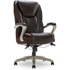 Serta Smart Layers Hensley Big and Tall Executive Chair - Brown-A contoured lumbar zone provides lower back support