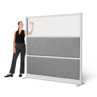 Luxor Modular Plush Wall - 70" W x 70" H-Enhances privacy with plush acoustic panel coverage
