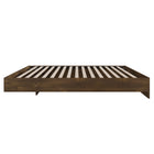 Nexera Platform Bed Frame - Full Size - Truffle-Designed and made in Canada with CARB II/FSC Certified particle board and MDF materials.  Ships in 24-48H from order date. Assembly required