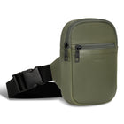 Champs Onyx Leather Holster Crossbody Bag - Khaki-Inner RFID zipper pocket