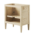 Modway Elysian 30" Bathroom Vanity Cabinet - Burgundy-Mango Wood Construction