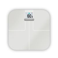 Garmin Index S2 Smart Scale with Wi-Fi Connectivity - White-View your weight in pounds, kilograms or stones and pounds