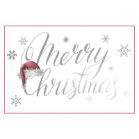 Mill Brook Studio Christmas Greeting Cards/Envelopes - 5-3/8" x 7-3/4" - Santa Hat - 18 Pack-Premium quality greeting cards