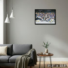 St. Louis Blues 2019 Stanley Cup - Framed Canvas - 31" x 22"-Ready to hang - arrives fully assembled