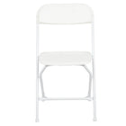 Flash Furniture HERCULES Series Premium Plastic Folding Chair - White - 10 Pack-Set of 10 White Plastic Folding Chairs
