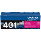 Brother TN431 Standard-Yield Magenta Toner Cartridge-Magenta toner produces vivid, colourful documents