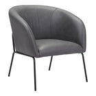 Zuo Quinten Accent Chair - Vintage Grey-Assembly not required