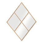 Zuo Meo Mirror - Gold-Dimensions: 1.6" L x 31.3" W x 40.6" H