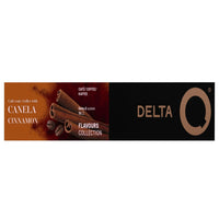 Delta Q Cinnamon Espresso Capsules - 10 Pack-About the Brand - Founded in 1961, Delta Cafés is an international market leader based out of Portugal. We pride ourselves in offering the highest quality products at an affordable price and always deliver on the Delta promise.