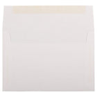 JAM Paper A8 Strathmore Invitation Envelopes - 5.5" x 8.125" - Bright White Wove - 50 Pack (STTW761I)-Size: A8 (5.5 x 8.125 inches)