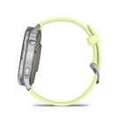 Garmin Venu 4 Smartwatch - 45 mm - Silver with Citron Silicone band-Hrv status: Gain a deeper understanding of your overall health through heart rate variability while you sleep