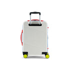 Reebok GO Collection Hardside Carry-on Luggage - White-Trolley handles with a push-button locking mechanism lock in multiple positions
