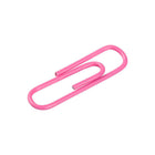JAM Paper Colourful Standard Paper Clips - 1"- Pink - 100 Pack-Quantity: 100 per Box | Packed in a reusable clear box to keep your desktop or your desk drawer organized