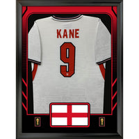 Frameworth Official FIFA World Cup 2026 England Harry Kane Framed Replica Jersey - 25.75" x 33.75"-Officially licensed FIFA World Cup 2026 framed replica jersey display featuring Harry Kane.
