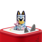 tonies Bluey 3-Piece Set - Bluey, Bingo, & Muffin-It’s simple: pick a Tonie, put it on top of the Toniebox, and squeeze an ear for stories, songs & more
