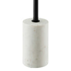 Modway Lyric Round Side Table - White Black-7