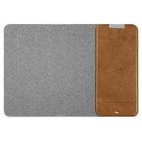 General Supply Goods + Co 10W Rolled Up Mouse Pad Wireless Charger - Cognac-Works with other Qi-enabled devices and accessories.