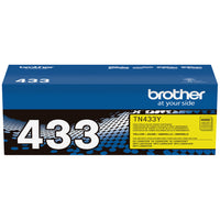 Brother TN433 High-Yield Yellow Toner Cartridge-Yellow toner produces vivid, colourful documents