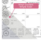 Blueline 2027 DoodlePlan Colouring Monthly Desk Pad Calendar - 22" x 17" - Botanica Design - Bilingual-Reinforced chipboard backer