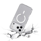 TUFF8 Glitz Clear Mag Case for iPhone 17 Pro Max - Clear-Ergonomic Design: TUFF8 has been designed to give your fingers and hands more tactile control while making calls, texting or using your phone with its thoughtfully designed grip bumper