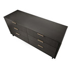 Manhattan Comfort Granville Modern Chest and Double Dresser Set - Dark Grey-10