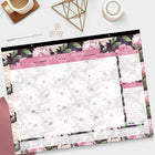 Blueline 2027 Pink Ribbon Monthly Desk Pad Calendar - Pink - 22" x 17" - Bilingual-Sheets bound at the top, perforated for easy tear-off
