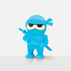 Centon Ninja USB Flash Drive - USB 3.2 Gen1 - 32G - Blue-Fun Ninja shape with removable cap