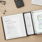 Staples Better Binder - 3" - White-Durable, rigid poly construction, with rubber seams