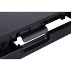 Rocelco 31.5" Adjustable Sit/Stand Up Desk Riser with Anti Fatigue Mat - Black-Holds two 24 inch monitors/laptops or one 32 inch monitor.