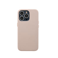 General Supply Goods + Co Vegan Leather Case with Metallic Buttons and MagSafe Compatible for iPhone 13/13 Pro - Pink Clay-Compatible with iPhone 13/13 Pro