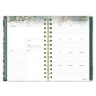 Blueline Weekly/Monthly Planner - 8" H x 5" W - Verdant Design - English-Important events