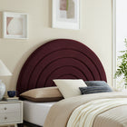 Modway Solana Arched Performance Velvet Queen Headboard - Mulberry-Arch-Shaped Headboard
