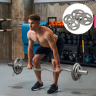 Soozier 33 lb Weight Plates for 2" hole Dumbbell Handle Bar - Set of 4-anywhere you want to work out!