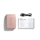 Fujifilm Instax Mini Link 3 Smartphone Printer - Rose Pink-Printer features an LED light indicator on the front