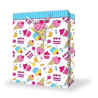Millbrook Studios Gift Bags - Jumbo - Sweets - 12 Pack (47601)-17.5" x 4" x 12.75"