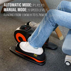 MotionGrey Under Desk Elliptical Machine - Compact Pedal Exerciser with Display Monitor & Remote - Black-Lightweight under-desk design with built-in handle fits easily in small spaces, making it simple to move and store