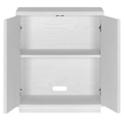Hudson&Canal Alston 28"W Accent Cabinet - White-Clean with a soft, dry cloth and no harsh chemicals or abrasive cleaning materials
