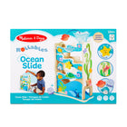Melissa & Doug Rollables Wooden Ocean Slide Infant and Toddler Toy - 5 Pieces-Rollables are easy for infants and toddlers to grasp, firm enough to roll, and soft enough to squeeze; introduce cause and effect and encourage sensory, fine motor, and problem-solving skills