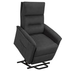 Brassex Levo Recliner Lift Chair - Dark Grey-Rich fabric cover
