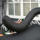 HOMCOM 6' Lit Inflatable Crouching Black Cat Halloween Yard Decoration-Type: Crouching Black Cat 