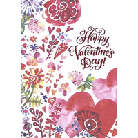 Mill Brook Studio Valentine's Day Greeting Cards/Envelopes - 5-3/8" x 7-3/4" - Flowers - 18 Pack-Premium quality greeting cards
