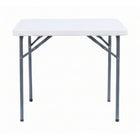 TygerClaw All-Purpose Square Folding Table for Indoor and Outdoor Use-Space saving design folds to a depth of 2.2 inches for efficient storage