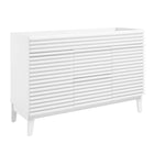 Modway Render 48" Double Sink Compatible Bathroom Vanity Cabinet - White-7