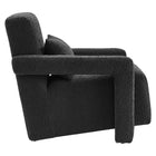 Modway Mirage Boucle Upholstered Armchair - Black-Dense Foam Padding
