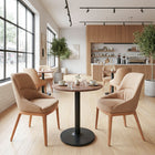 Zuo Ayr Dining Chair - Tan - Set of 2-Chair Weight Capacity: Supports up to 250 lb