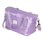Nicci Travel Weekender Duffel Expandable Bag - Light Purple-Luggage handle slot 